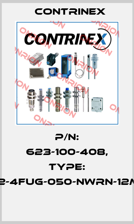 P/N: 623-100-408, Type: S12-4FUG-050-NWRN-12MG  Contrinex