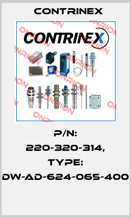 P/N: 220-320-314, Type: DW-AD-624-065-400  Contrinex