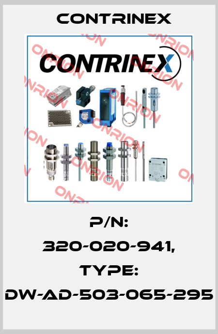 p/n: 320-020-941, Type: DW-AD-503-065-295 Contrinex