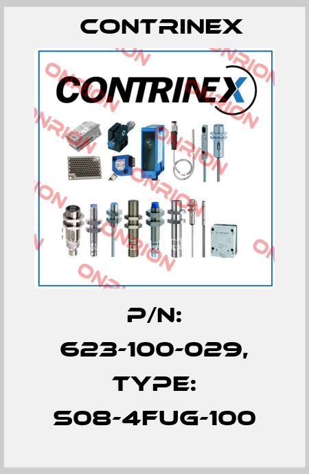 p/n: 623-100-029, Type: S08-4FUG-100 Contrinex