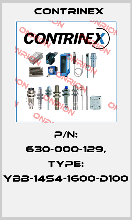P/N: 630-000-129, Type: YBB-14S4-1600-D100  Contrinex