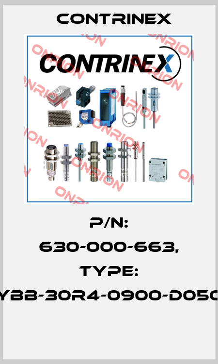 P/N: 630-000-663, Type: YBB-30R4-0900-D050  Contrinex