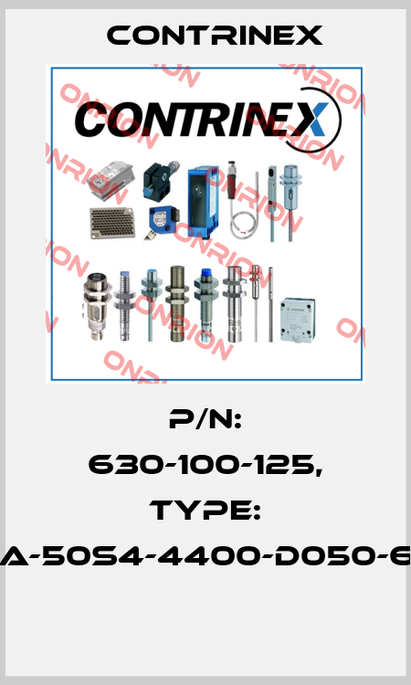 P/N: 630-100-125, Type: YCA-50S4-4400-D050-69K  Contrinex