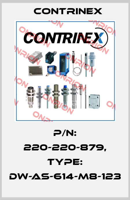 p/n: 220-220-879, Type: DW-AS-614-M8-123 Contrinex
