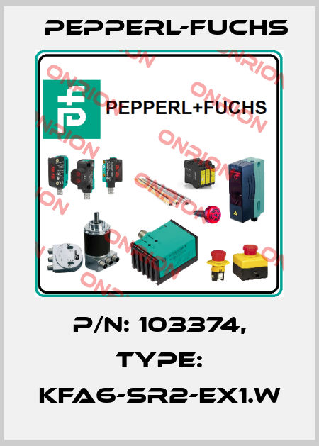 p/n: 103374, Type: KFA6-SR2-EX1.W Pepperl-Fuchs