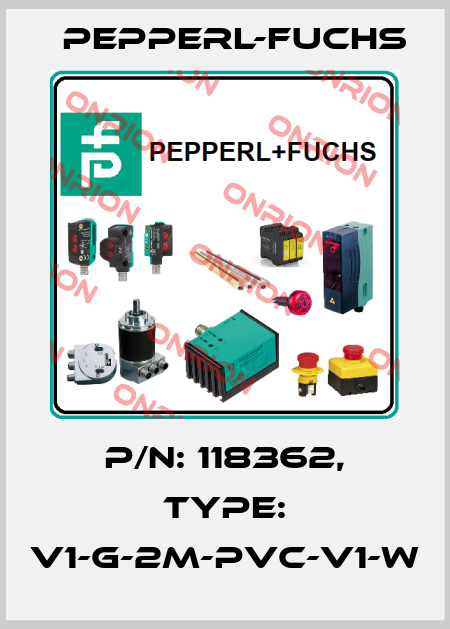 p/n: 118362, Type: V1-G-2M-PVC-V1-W Pepperl-Fuchs