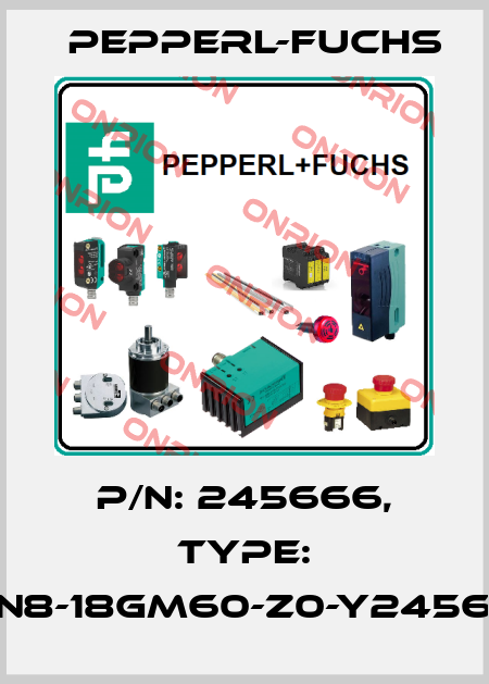 p/n: 245666, Type: NCN8-18GM60-Z0-Y245666 Pepperl-Fuchs