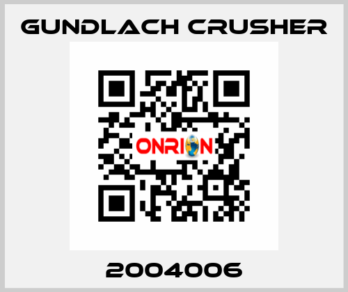 2004006 Gundlach Crusher