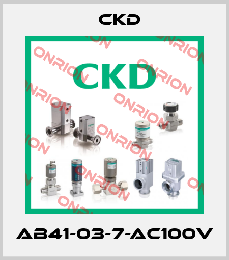 AB41-03-7-AC100V Ckd