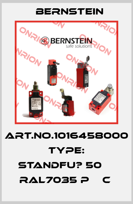 Art.No.1016458000 Type: STANDFU? 50     RAL7035 P    C  Bernstein