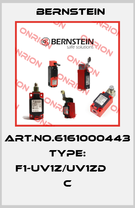 Art.No.6161000443 Type: F1-UV1Z/UV1ZD                C Bernstein