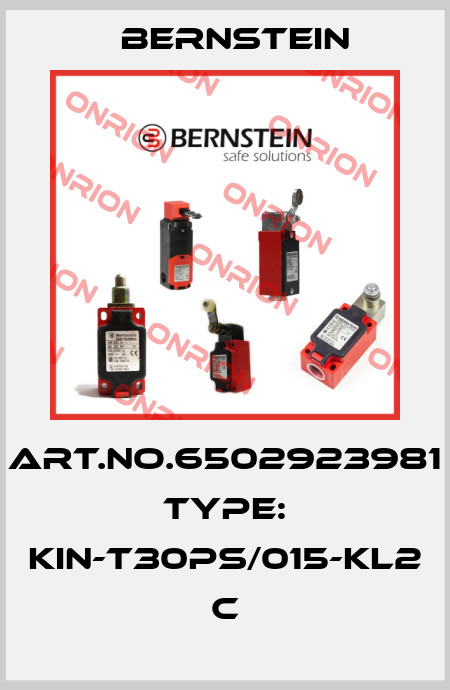 Art.No.6502923981 Type: KIN-T30PS/015-KL2            C Bernstein
