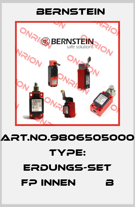 Art.No.9806505000 Type: ERDUNGS-SET FP INNEN         B Bernstein