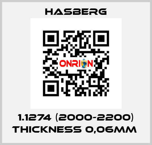 1.1274 (2000-2200) thickness 0,06mm  Hasberg