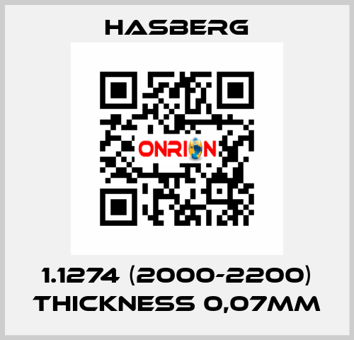 1.1274 (2000-2200) thickness 0,07mm Hasberg