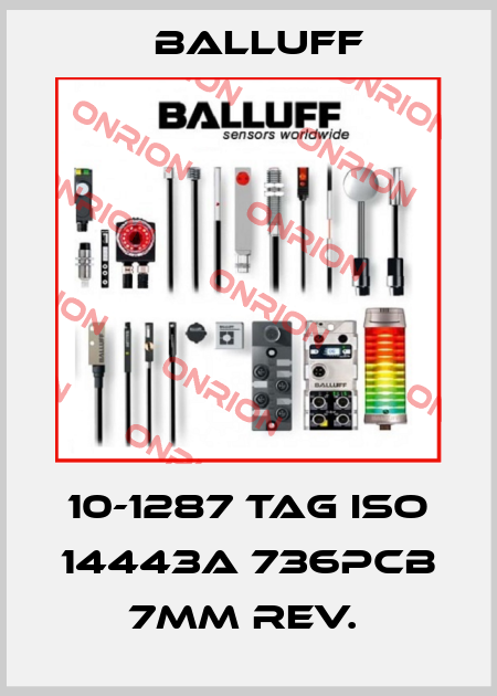 10-1287 TAG ISO 14443A 736PCB 7mm Rev.  Balluff