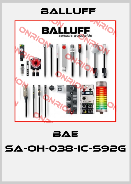 BAE SA-OH-038-IC-S92G  Balluff