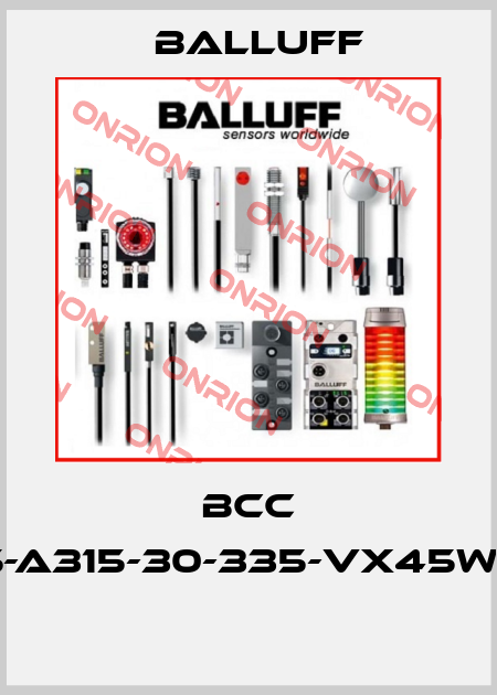 BCC A325-A315-30-335-VX45W6-150  Balluff
