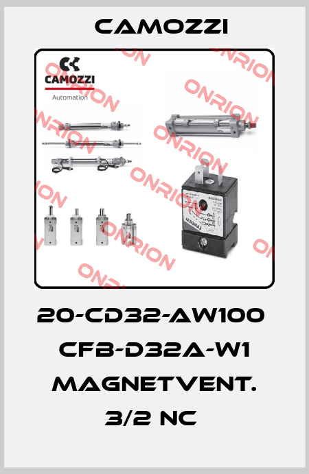 20-CD32-AW100  CFB-D32A-W1 MAGNETVENT. 3/2 NC  Camozzi