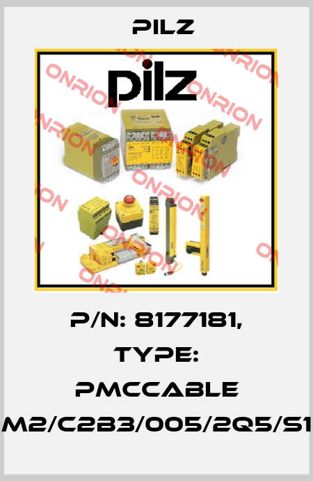 p/n: 8177181, Type: PMCcable M2/C2B3/005/2Q5/S1 Pilz