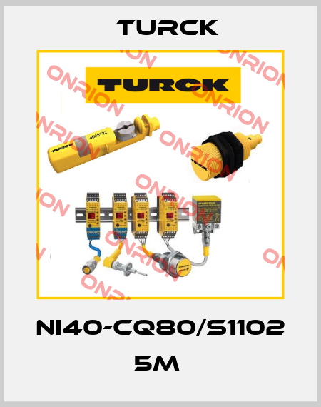 NI40-CQ80/S1102 5M  Turck