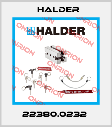 22380.0232  Halder