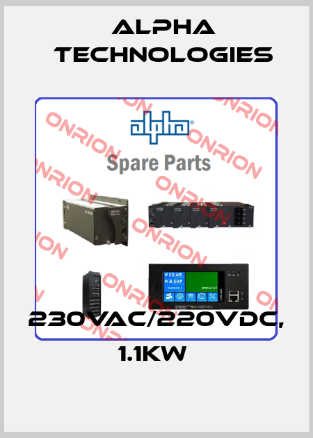 230VAC/220VDC, 1.1KW  Alpha Technologies