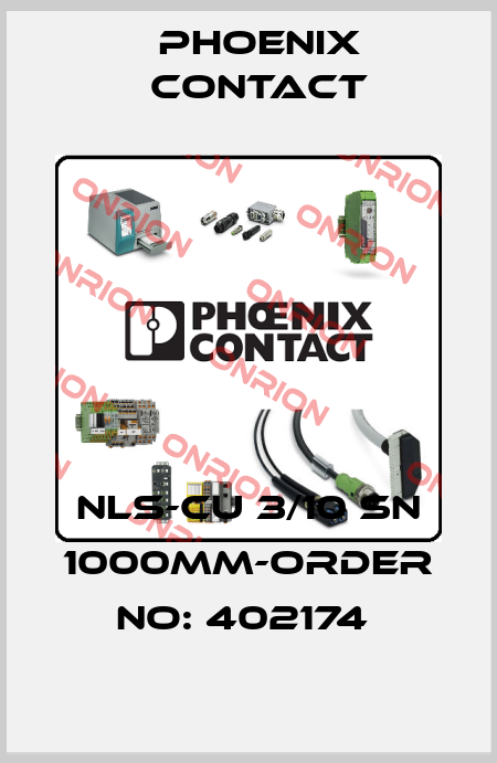 NLS-CU 3/10 SN 1000MM-ORDER NO: 402174  Phoenix Contact