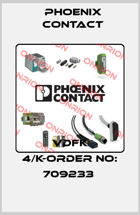 VDFK 4/K-ORDER NO: 709233  Phoenix Contact