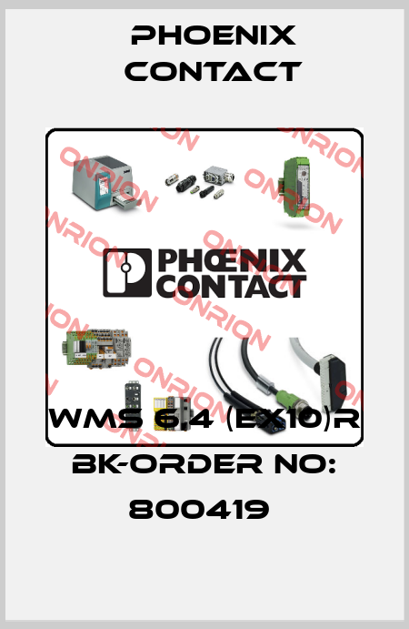 WMS 6,4 (EX10)R BK-ORDER NO: 800419  Phoenix Contact