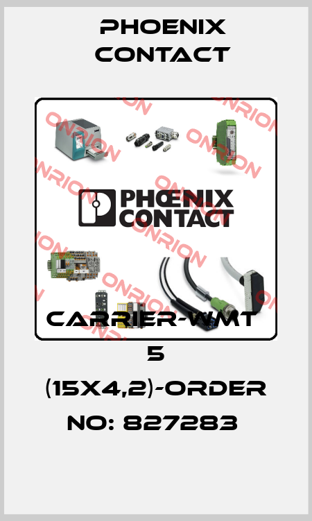 CARRIER-WMT  5 (15X4,2)-ORDER NO: 827283  Phoenix Contact