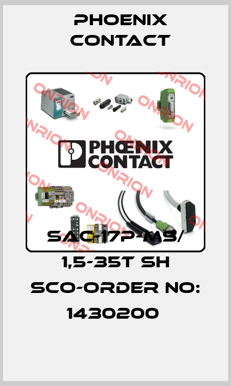 SAC-17P-MS/ 1,5-35T SH SCO-ORDER NO: 1430200  Phoenix Contact