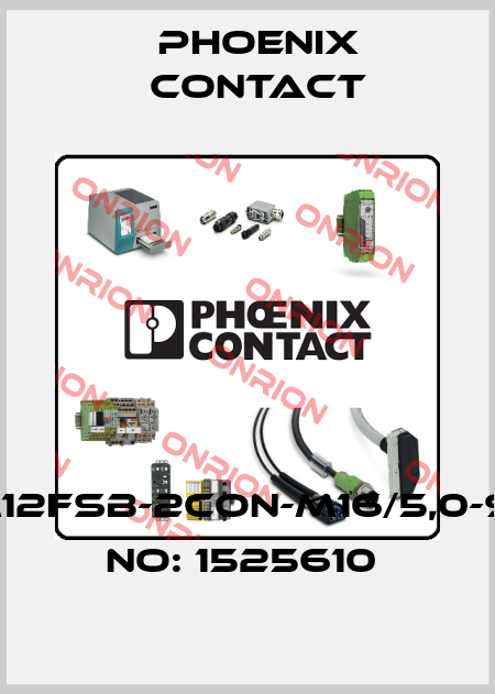 SACCEC-M12FSB-2CON-M16/5,0-910-ORDER NO: 1525610  Phoenix Contact