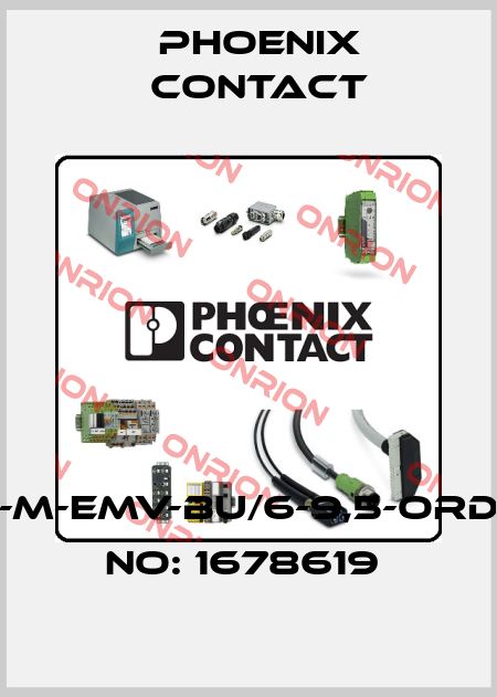 HC-M-EMV-BU/6-9,5-ORDER NO: 1678619  Phoenix Contact