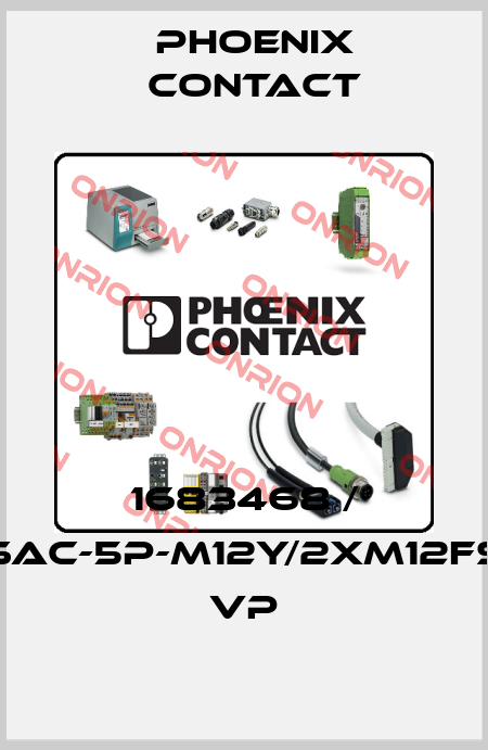 1683468 / SAC-5P-M12Y/2XM12FS VP Phoenix Contact