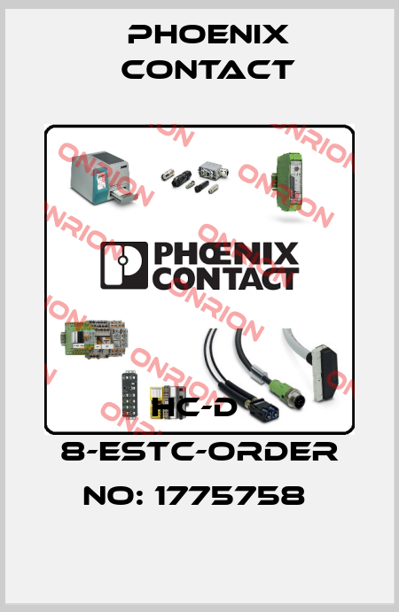 HC-D  8-ESTC-ORDER NO: 1775758  Phoenix Contact