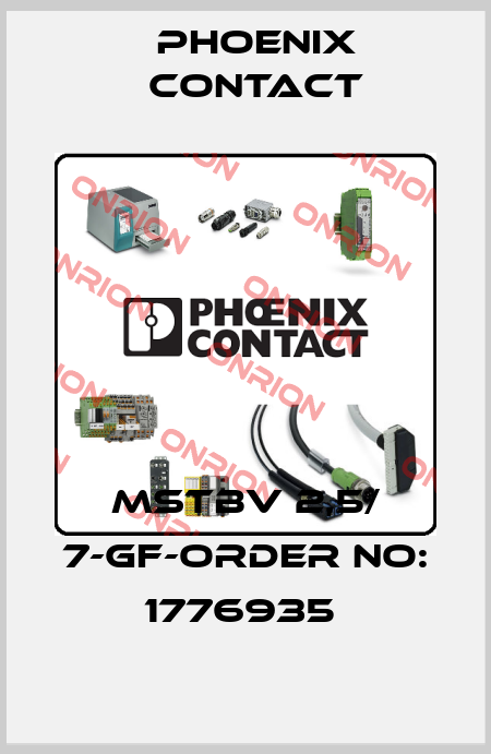 MSTBV 2,5/ 7-GF-ORDER NO: 1776935  Phoenix Contact