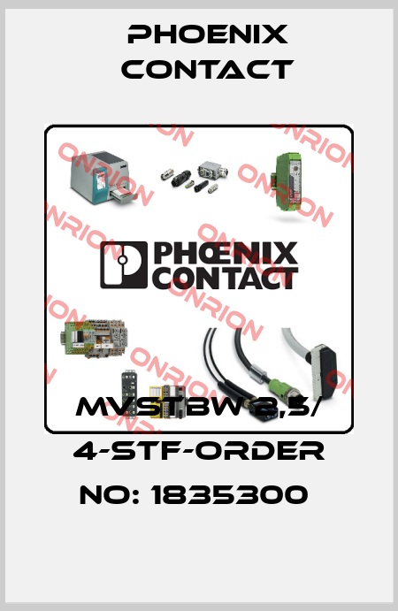 MVSTBW 2,5/ 4-STF-ORDER NO: 1835300  Phoenix Contact