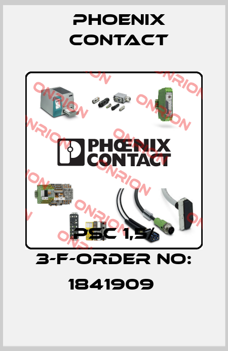 PSC 1,5/ 3-F-ORDER NO: 1841909  Phoenix Contact