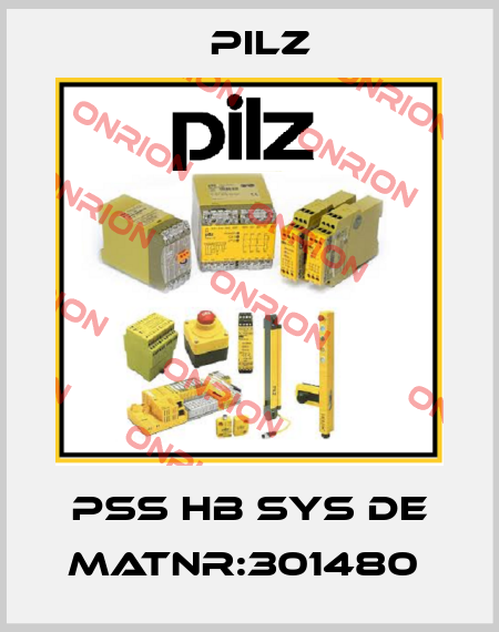 PSS HB SYS DE MatNr:301480  Pilz