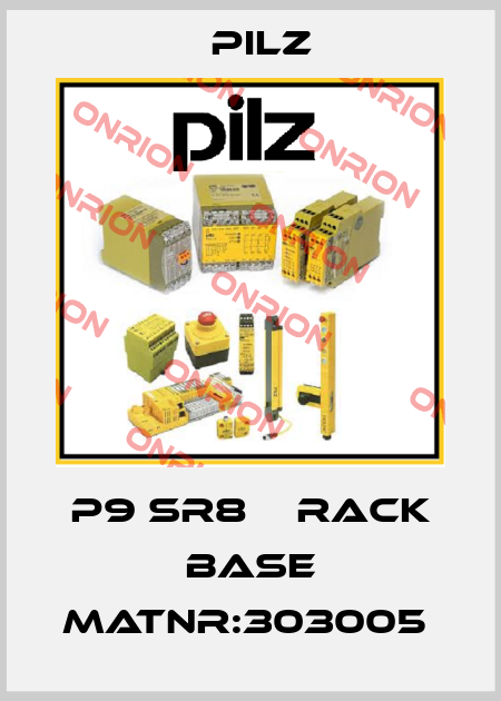 P9 SR8    RACK BASE MatNr:303005  Pilz