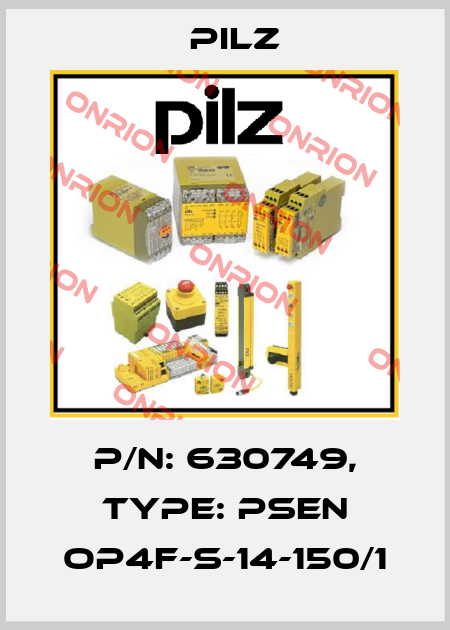 p/n: 630749, Type: PSEN op4F-s-14-150/1 Pilz