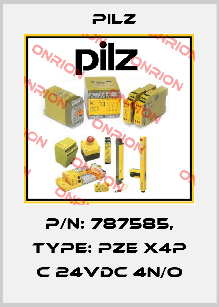 p/n: 787585, Type: PZE X4P C 24VDC 4n/o Pilz