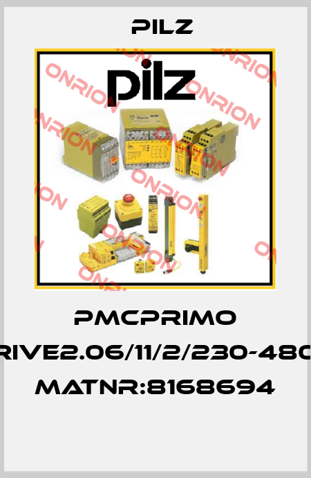 PMCprimo Drive2.06/11/2/230-480V MatNr:8168694  Pilz