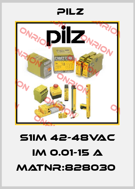 S1IM 42-48VAC IM 0.01-15 A MatNr:828030  Pilz