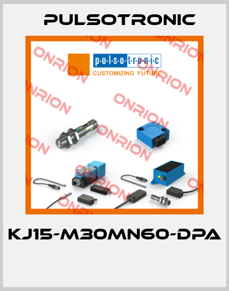 KJ15-M30MN60-DPA  Pulsotronic