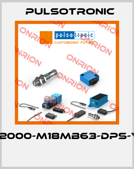KORP2000-M18MB63-DPS-V2-RT  Pulsotronic