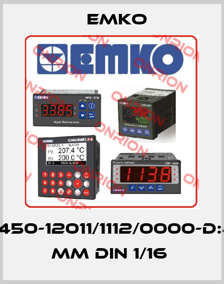 ESM-4450-12011/1112/0000-D:48x48 mm DIN 1/16  EMKO