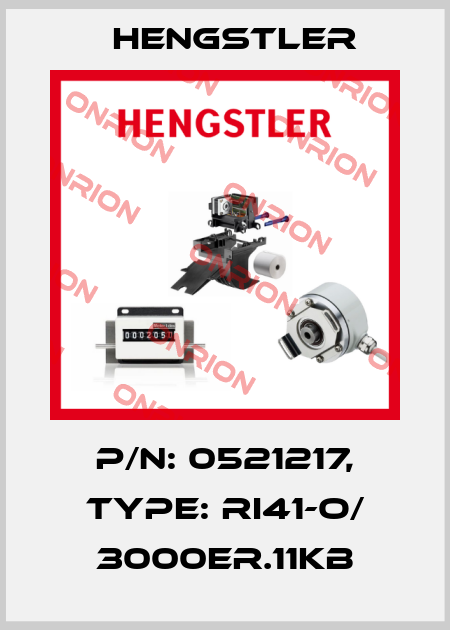 p/n: 0521217, Type: RI41-O/ 3000ER.11KB Hengstler
