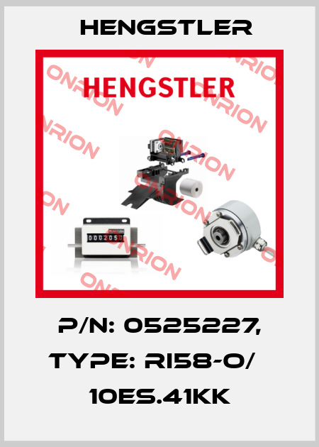 p/n: 0525227, Type: RI58-O/   10ES.41KK Hengstler